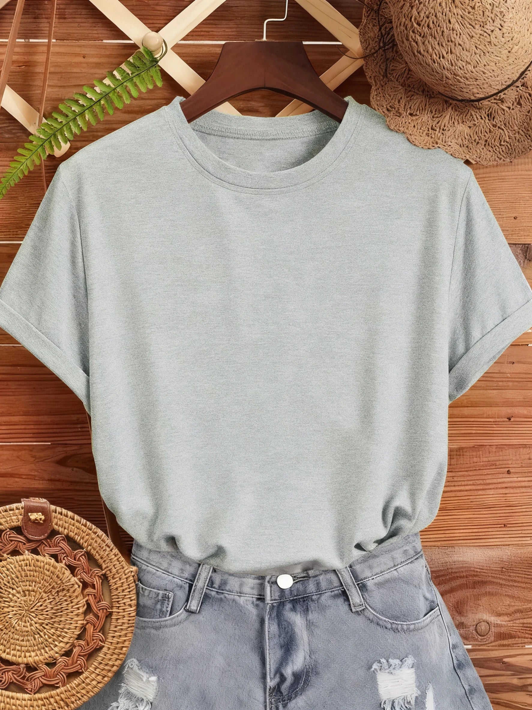 100% Cotton Summer Solid Color T Shirts O-Neck T-Shirt Soft Multicolor Sportswear Trendy Oversized Casual Tops For Women